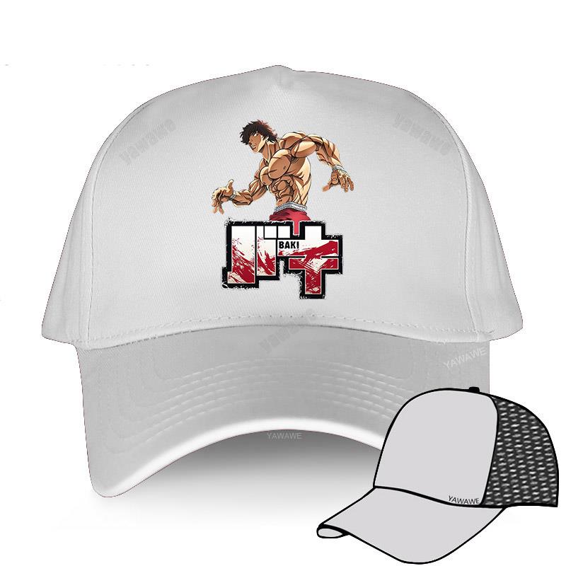 Najnowsze bawełniane letnie czapki baseballowe dla mężczyzn Snapback Baki Hanma Anime Manga Hip Hop kapelusz Harajuku kobiety dorosły luksusowa czapka golfowa