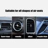 Car Air Vent Organizer PU Leather Car Mobile Phone Holder Multifunctional Storage Container For Keys Cell Phone And Glasses