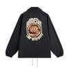 Li Ning Anti-Five Series Comfortable Casual Simple Letter Print Loose Polo Breathable Warm Jacket Men Jacket Black AFDV731-5