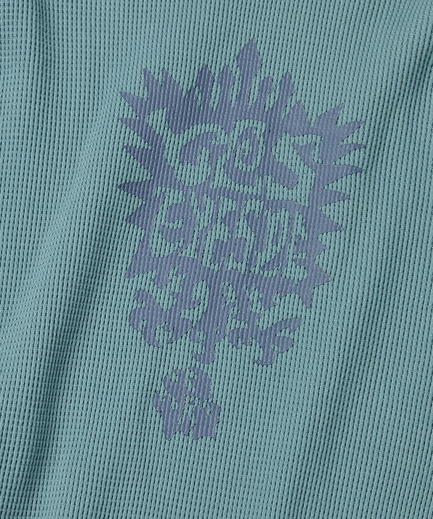YESEYESEE Y.E.S Stamp Waffle L/S Light Blue