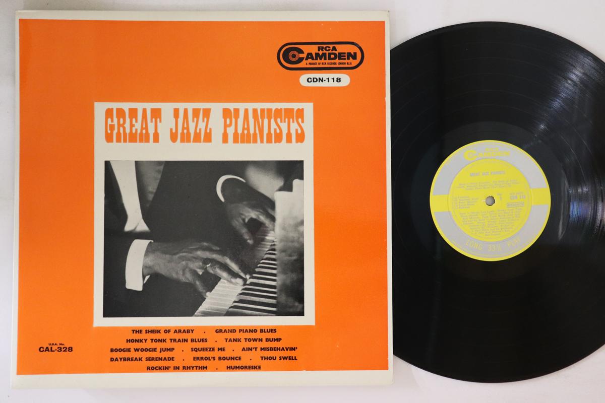 

LP Record VARIOUS Great Jazz Pianists CDN118 RCA CAMDEN 1959 UK Jazz Used