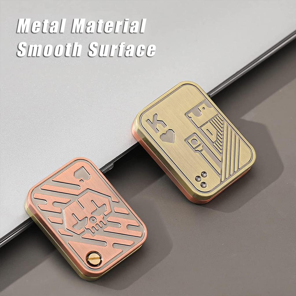 EDC Push Slider Metal Fidget Toy Anti Stress Toys for Adults Finger Spinner Poker Relieve Anxiety Toy Portable Pop Magnetic