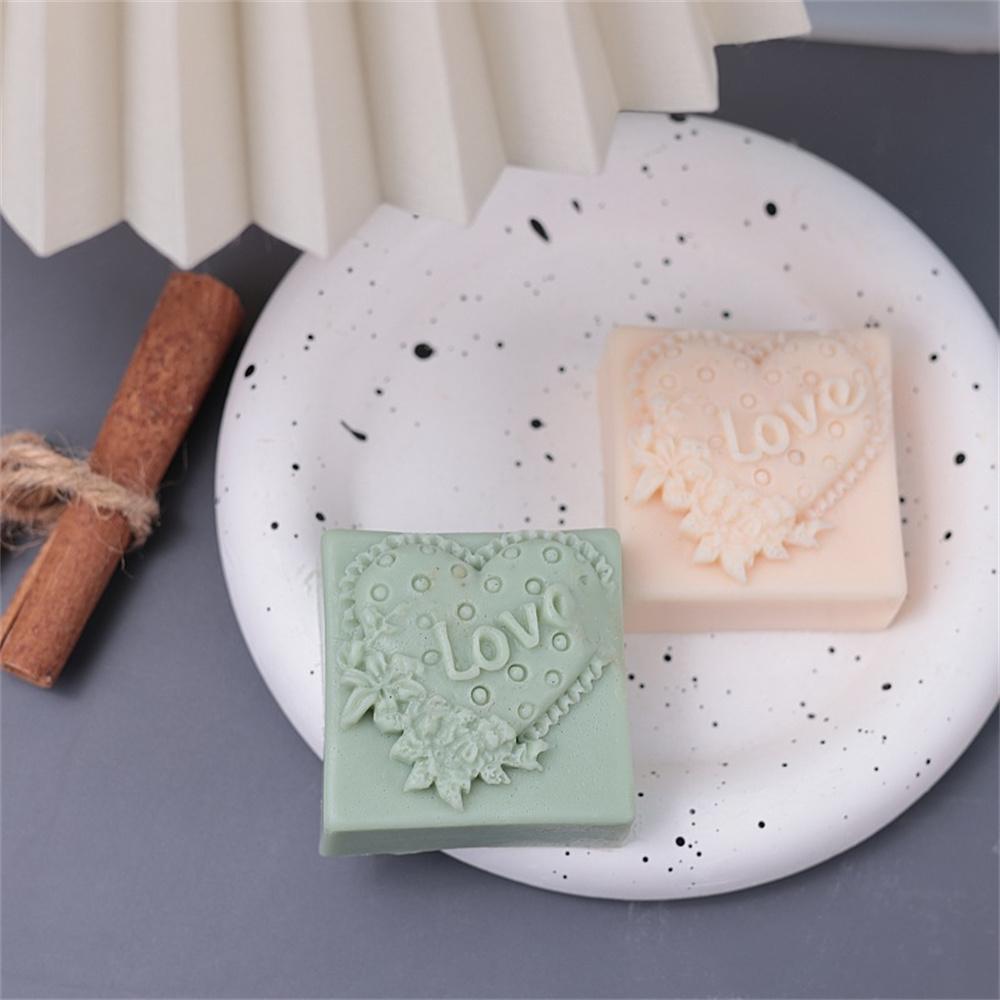 Chocolate Mold Rose Pattern Handmade Soap Moulds Silicone Mold Love Bouquet Design Aromatherapy Candle Mold For Gift Making Home