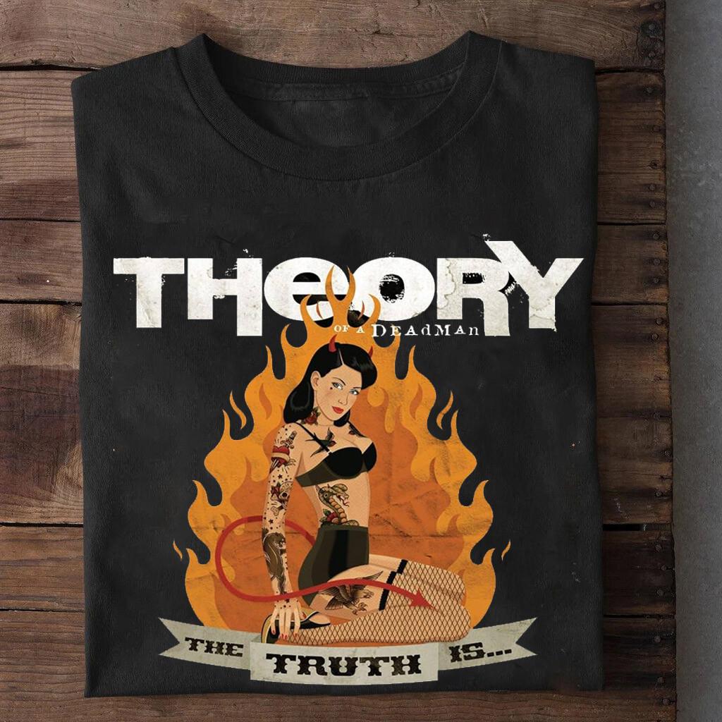 

Theory of a Deadman The Truth Is Gift For Fan Black All Size Shirt 3XL