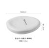 Creative Dessert Plate, Black and White Frosted Ceramic Plate, Irregular Tableware, Oval Shaped Plate, Sashimi Dish, Kitchenware