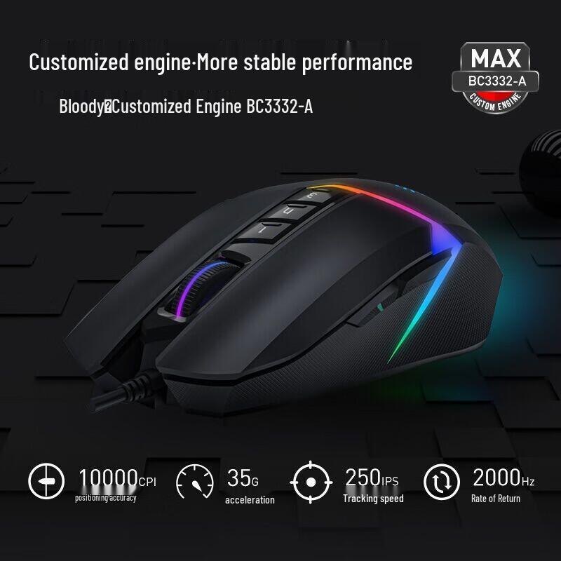 A4TECH Bloody V8M Pro RGB Wired Gaming Mouse