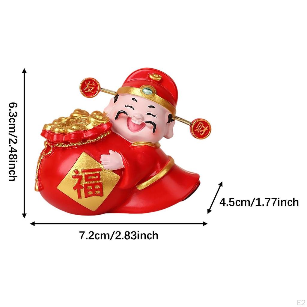 God Statue, , Collector's Item, Ideal Gift, Feng Shui Figurine, Desk Decoration for Parties,