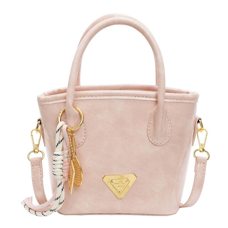 

Handbag Women s New Fashion Versatile Messenger Bag Women no pendant розовый