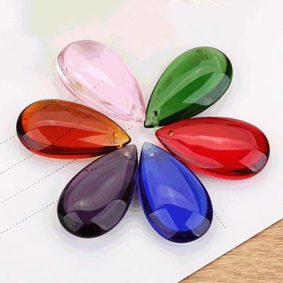 1 peça Grande Gota 38mm 50mm Vidro de Cristal Contas Soltas Pingente para Fazer Joias DIY Cortina