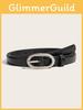 Womens Slim Pu Leather Belt With Pin Buckle For Fashionable Streetwear And Work