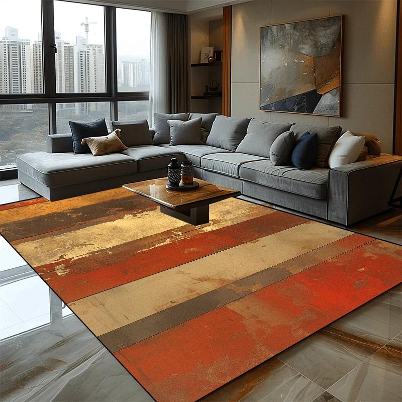 Abstract Art Elastic Carpets for Living Room Sofas Decoration Bedroom Carpet Non Slip Floor Mat Splashing Ink Large Area Rugs