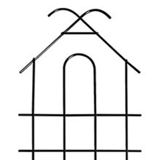 2 ks Zahradní mřížovina Popínavá rostlina Vnitřní Venkovní Robustní rostlina Trellis Kovové květináče Pokojové rostliny