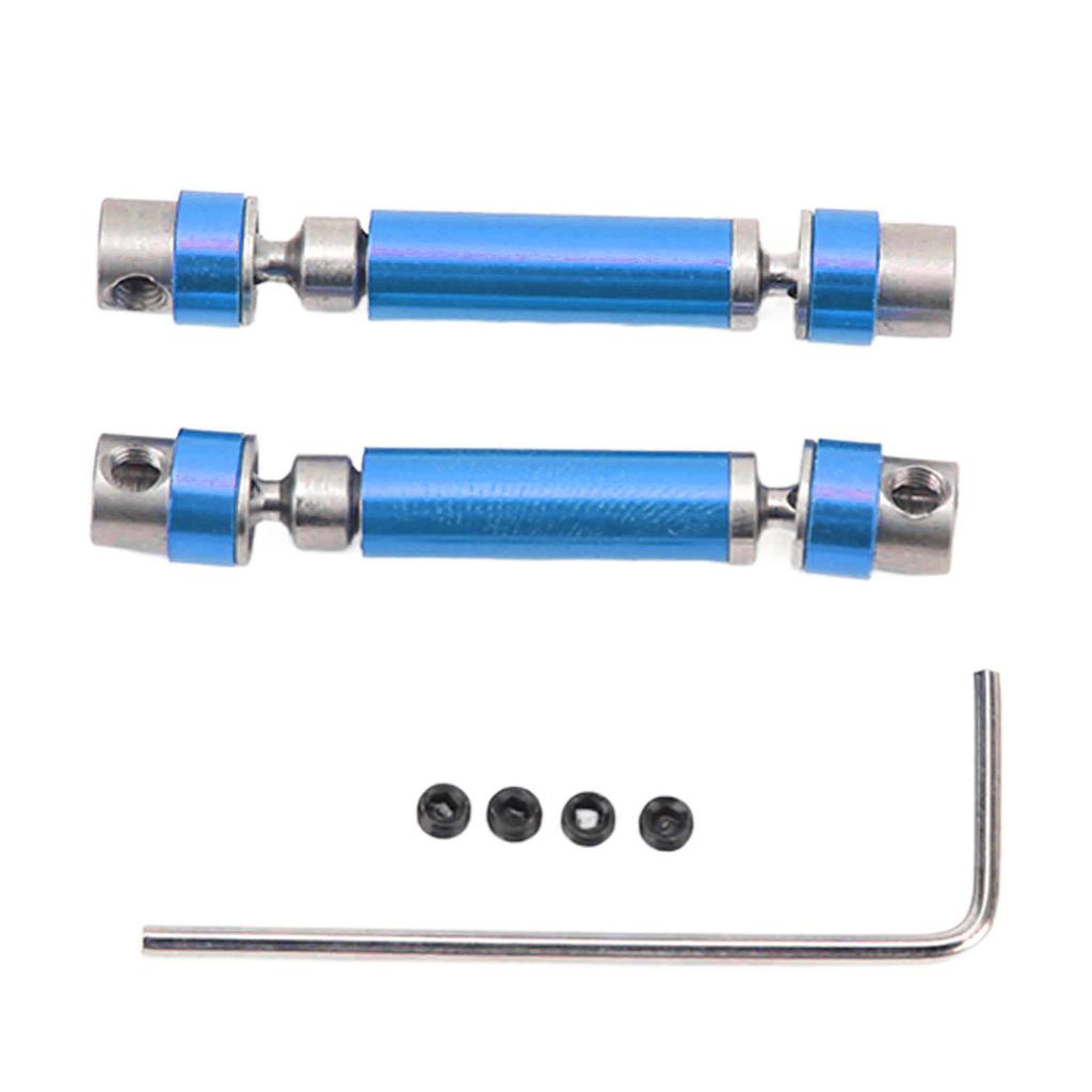 2PCS Front Rear Center Drive Shaft Aluminum Alloy Wear Resistant Rustproof Transmission Shaft for