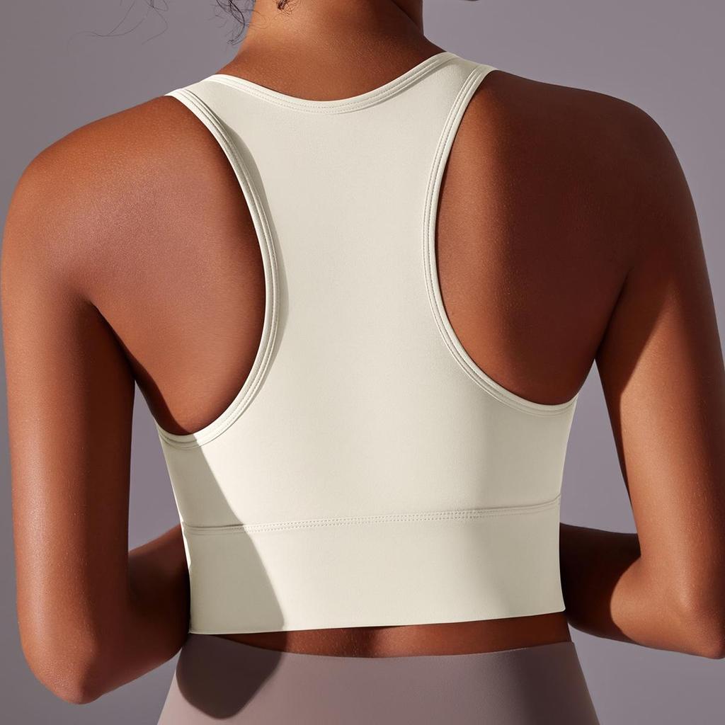 Damers högintensiva stötsäkra yoga-väst och sport-bh
