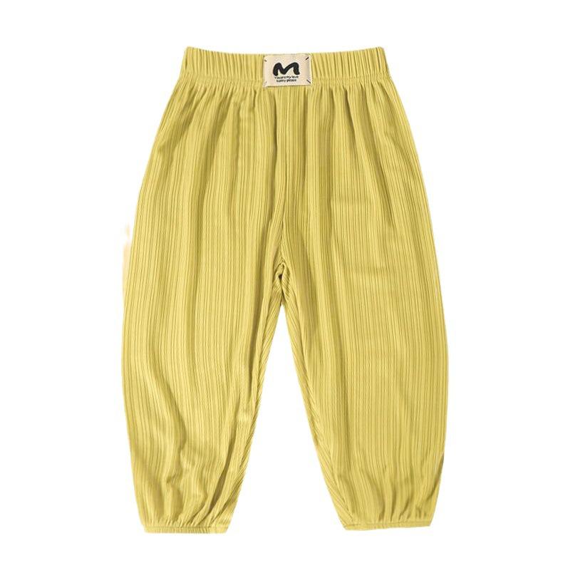 Kids' Summer Mosquito-Proof Ice Silk Pants – Lightweight, Casual Homewear for Boys & Girls