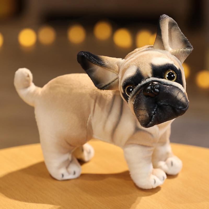 Simulated Pug Husky Dog Doll Plush Toy Puppy Akita Dog Doll Girl Boy Ragdoll