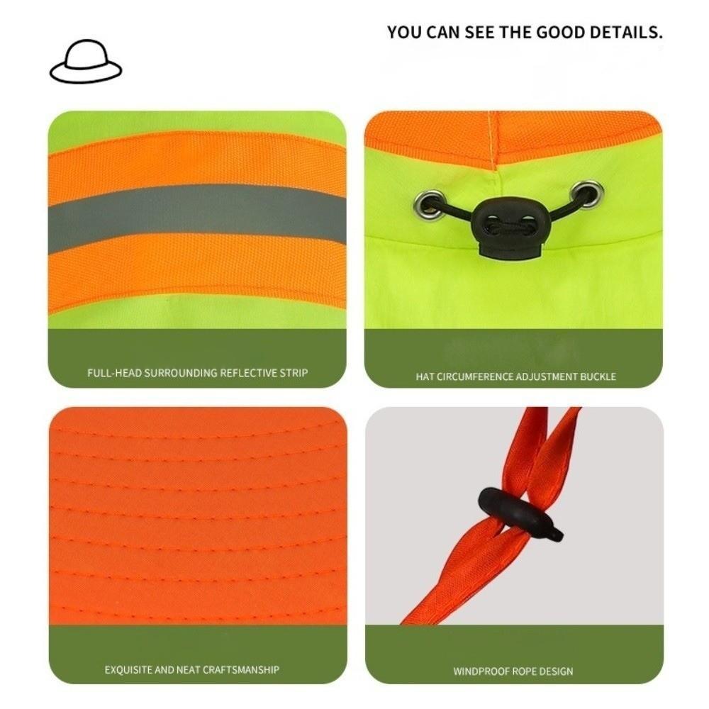 Reflective Sun Hat Anti-Sun Bucket Hat New Garden Hat Outdoor Sports