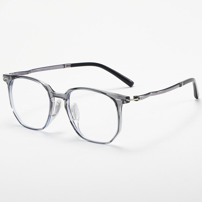 Ultralight  Polygonal Anti Blue Light Reading Glasses For Men Women High Quality Photochromic Presbyopia Glasses