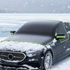Magnetic Fixed Strap Car Windshield Snow Cover Heavy-Duty Oxford Fabric All-Weather Windshield Protector with UV Sun Shield