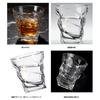 Twist Whiskey Glass, Rocks Glass [Geometric Twist Design] Stylish 320ml, Gift Box Included, Perfect Gift for Father's Day, Birthdays, or Brandy