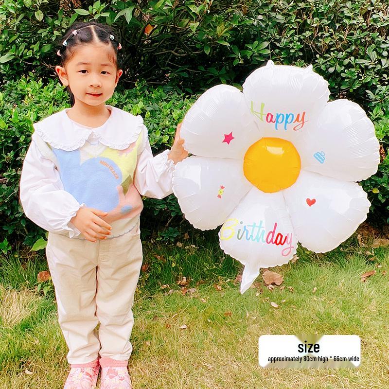 White Number Balloons for Kids' First Birthday Party Decorations