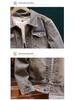 Trendy Men's Motorcycle Denim Jacket 2025 - Stylish Early Autumn High-End Design