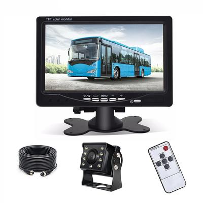 Truck Tractor Lorry IR Rear View Reversing Camera and 7" LCD Backup Monitor Kit