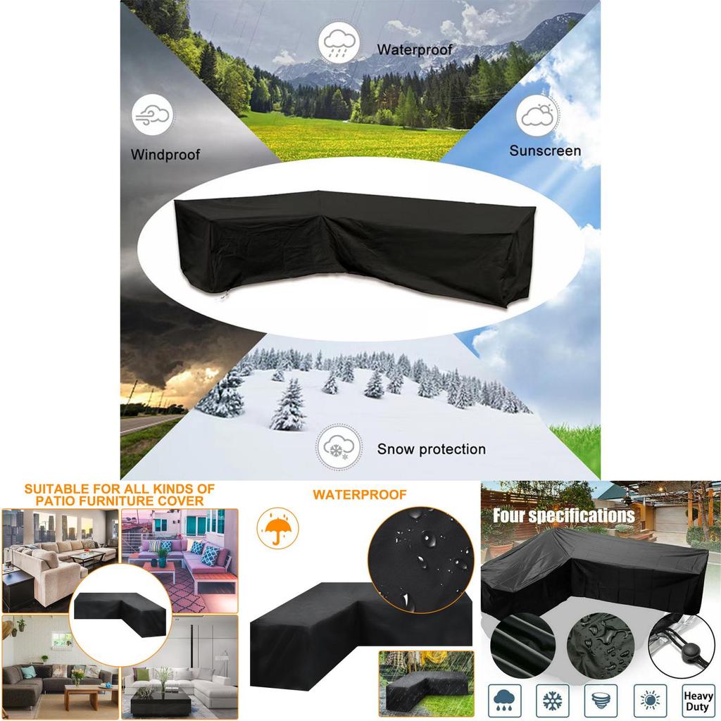 L Shape All Purpose Covers Waterproof Corner Furniture Cover For Corner Sofas And Dining Tables