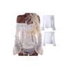 Womens Viscose Crochet Lace Trim Tshirt Business Casual Top For Office Wear And Casual Outfits