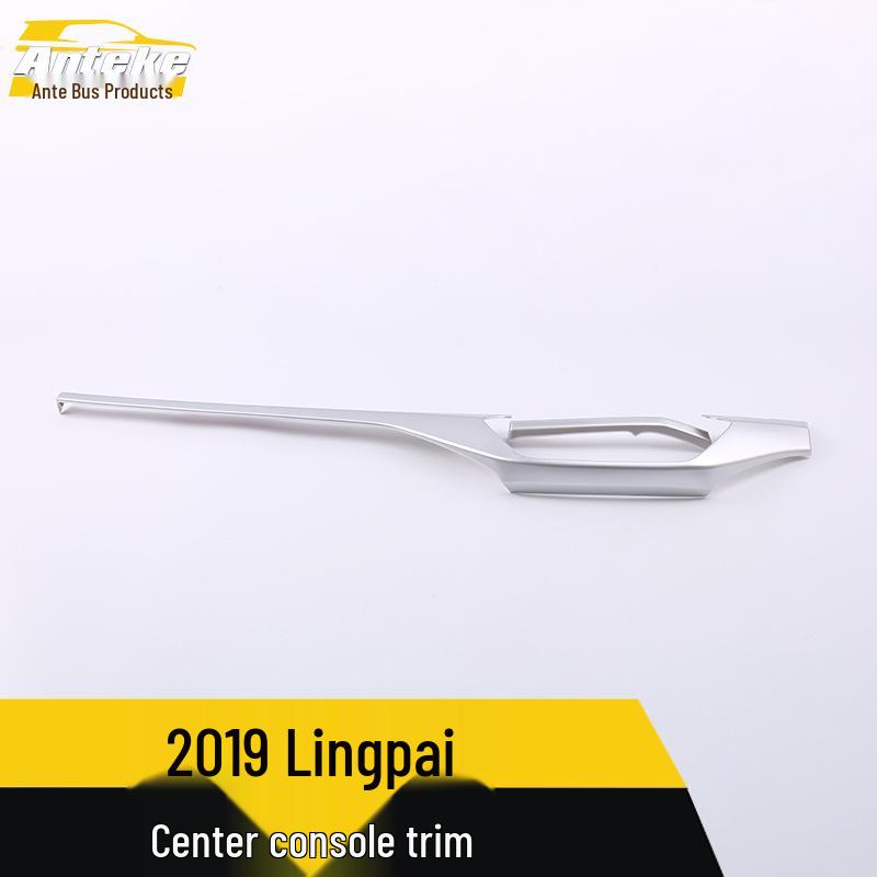 19 Lingpai Center Console Bright Trim Strip Dashboard Patch Car Accessories.