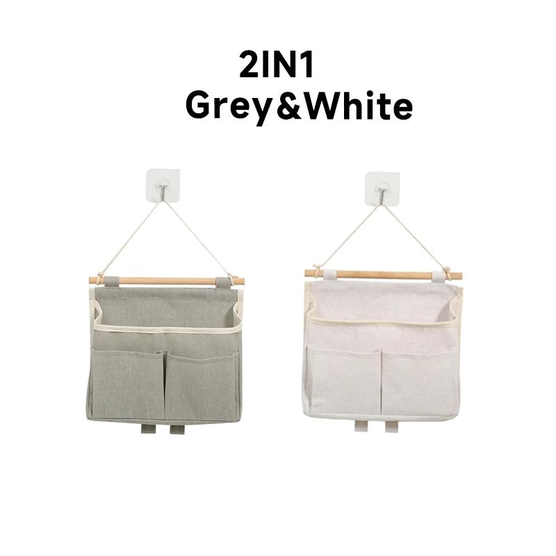 1/2/3PCS Wall Mounted Storage Bag Snack Storage Hanging Bag Sundry Storage Bag Underwear Storage Bag Home Decoration
