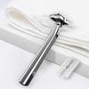 Classic Double-Layer Metal Razor Stand for Manual Shaving Razors