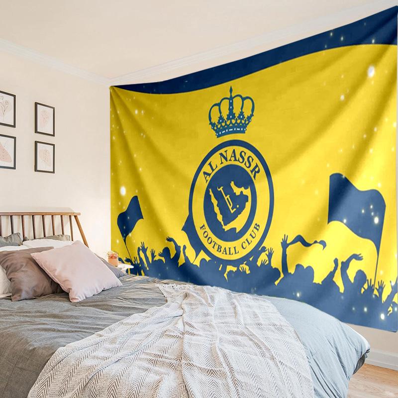 1PC Argentina Football Crest Tapestry Hanging for Bedroom,Livingroom, Playroom,Decor Art Room Wall Tapestry Holiday and Birthday Gifts