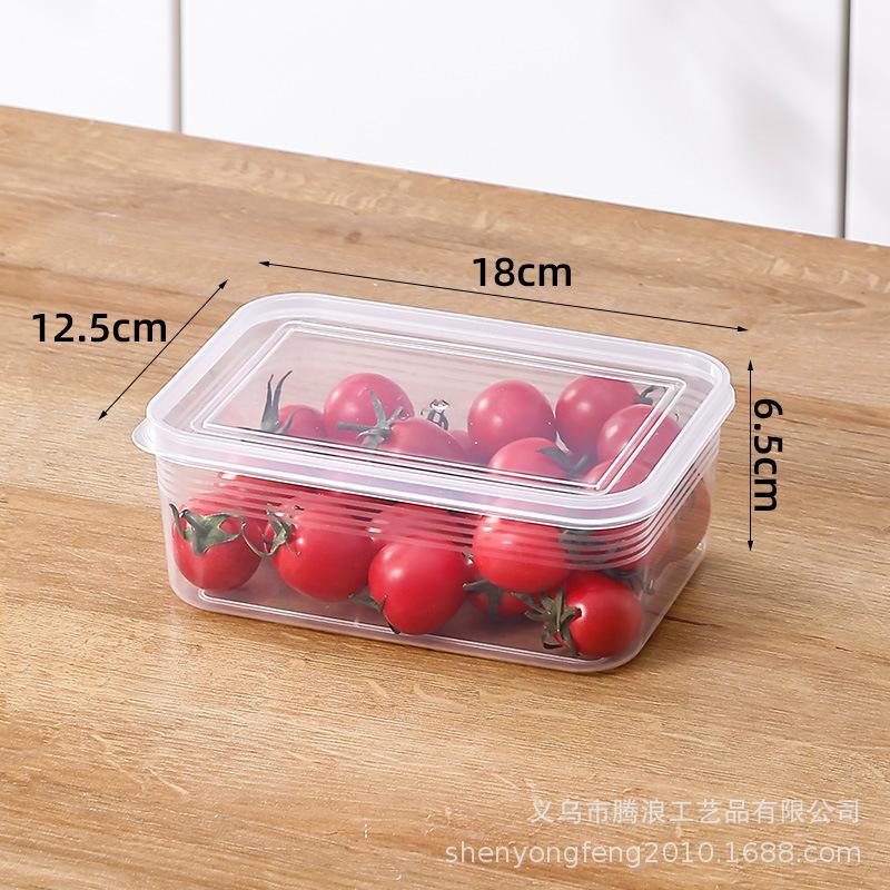 Microwaveable Plastic Fresh-keeping Box for Kitchen, Freezer & Fruit Storage Clear Lid Medium