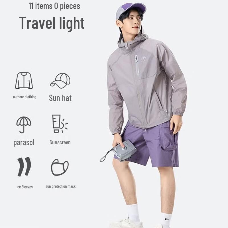 Camel Unisex UPF50+ Sun Protection Jacket