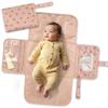 Tiny Twinkle Diaper Large Travel Bag with Storage for Small Diaper Changing and Baby Wipes Pouch, Capacity, Items, Pad, (TT-CP-53 Rainbow)