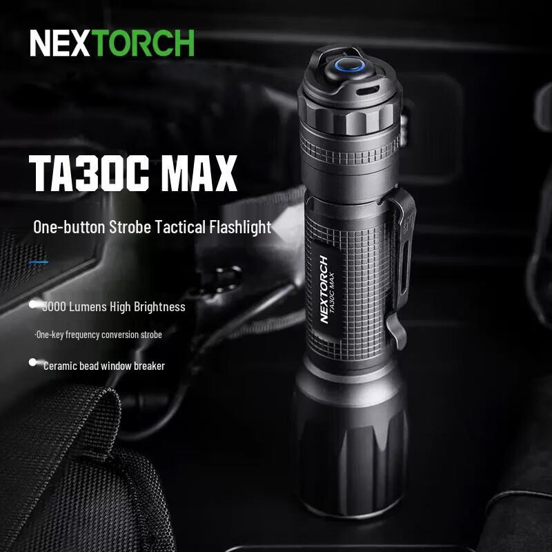 NEXTORCH Tactical High-Lumen Rechargeable Flashlight