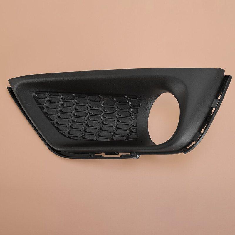 53224457 5US55RXFAB Left Front Bumper Fog Lamp Light Cover Trim Bezel Fit for Jeep Compass 2017 2018 Black Plastic