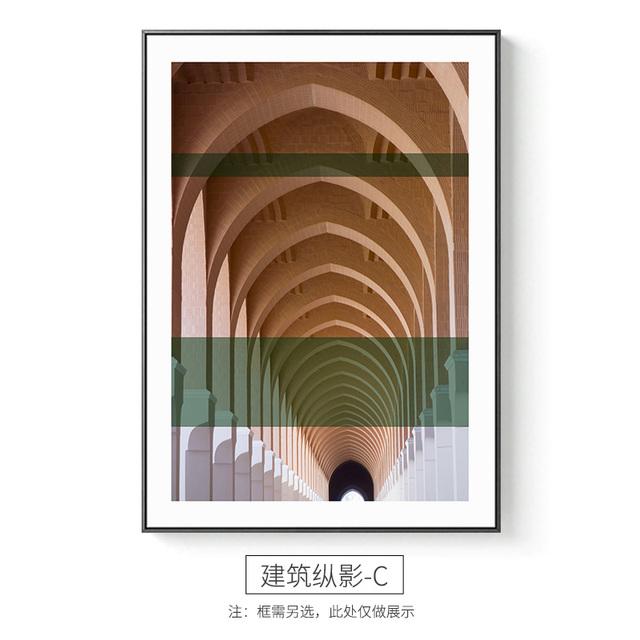 Modern Architectural Aesthetics Canvas Painting Posters Print Unique Home Decor Wall Art Pictures For Living Room Bedroom Aisle
