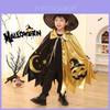 2024 New Halloween Children's Cape With Star And Moon Design Perfect For Cosplay Fun