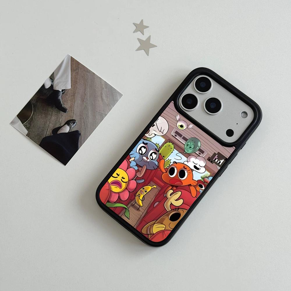A-Amazing W-World Gumball Phone Case For IPhone 17 Air 16 15 14 Plus 13 12 11 Pro Max Dual Tone Hard PC Fashion Protective Cove