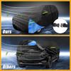 Motoforti Waterproof Car Cover Car Outdoor Full Car Cover for Chevrolet Tahoe 210DBlack Blue with Door Zipper All Weather