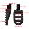 Rear Footrests Foot Peg Fit for Sportster S Breakout Lower Rider Softail Slim