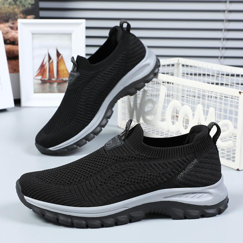 

Men s autumn breathable outdoor sports casual shoes soft sole soft surface non-slip light walking shoes 45