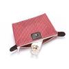 Travel Striped Makeup Bag, Portable Wash And Bath Bag, Multifunctional Storage Makeup Bag