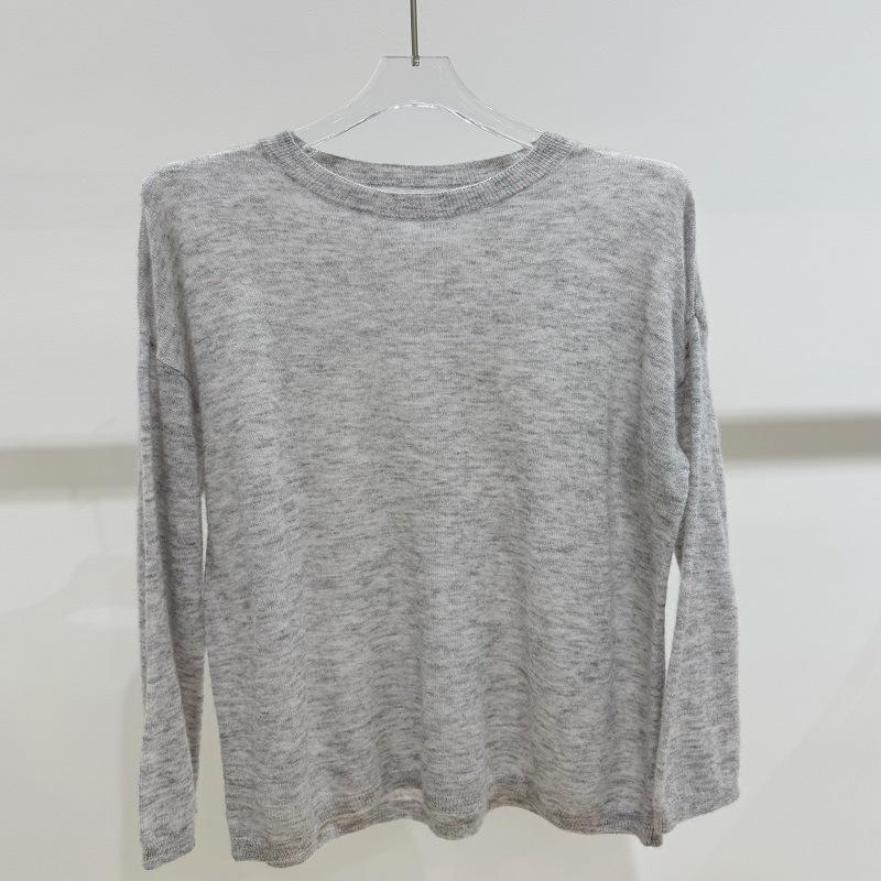 ROW Minimalist Cashmere Soft Knitted Sweater - 2025 Autumn/Winter Women's Versatile Base Layer