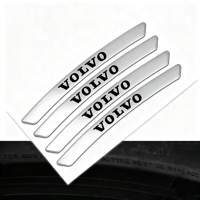 

Car Wheel Hub Tire Badge Sticker Racing Car Wheel Rim Sticker Decorative Accessories Volvo S90 S60 Xc60 Xc40 Xc90 V40 V60 S60 T6