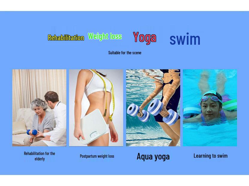 EVA Floating Dumbbells for Men's and Children's Yoga Fitness