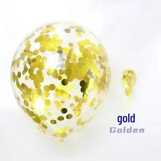 12-calowe przezroczyste balony lateksowe z konfetti i cekinami na wesela, urodziny i uroczystości świąteczne