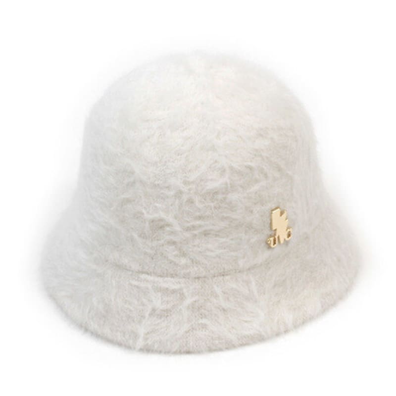 

Universal chemistry Rabbit Fur White Cloche Hat FREE